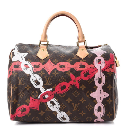 Louis Vuitton Monogram Bay Speedy 30 Rose Ballerine Poppy 1 of 7