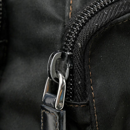 Prada Tessuto Nylon Saffiano Small Vela Messenger Black 15 of 16