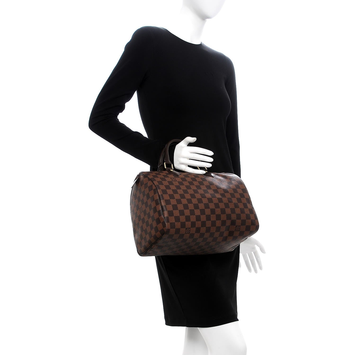 Louis Vuitton Damier Ebene Speedy 30 2 of 7