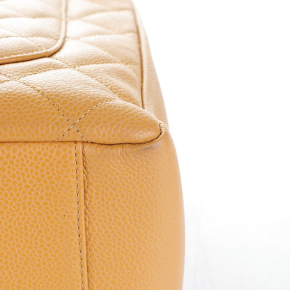 Chanel Caviar Quilted Grand Shopping Tote GST Beige 9 of 10