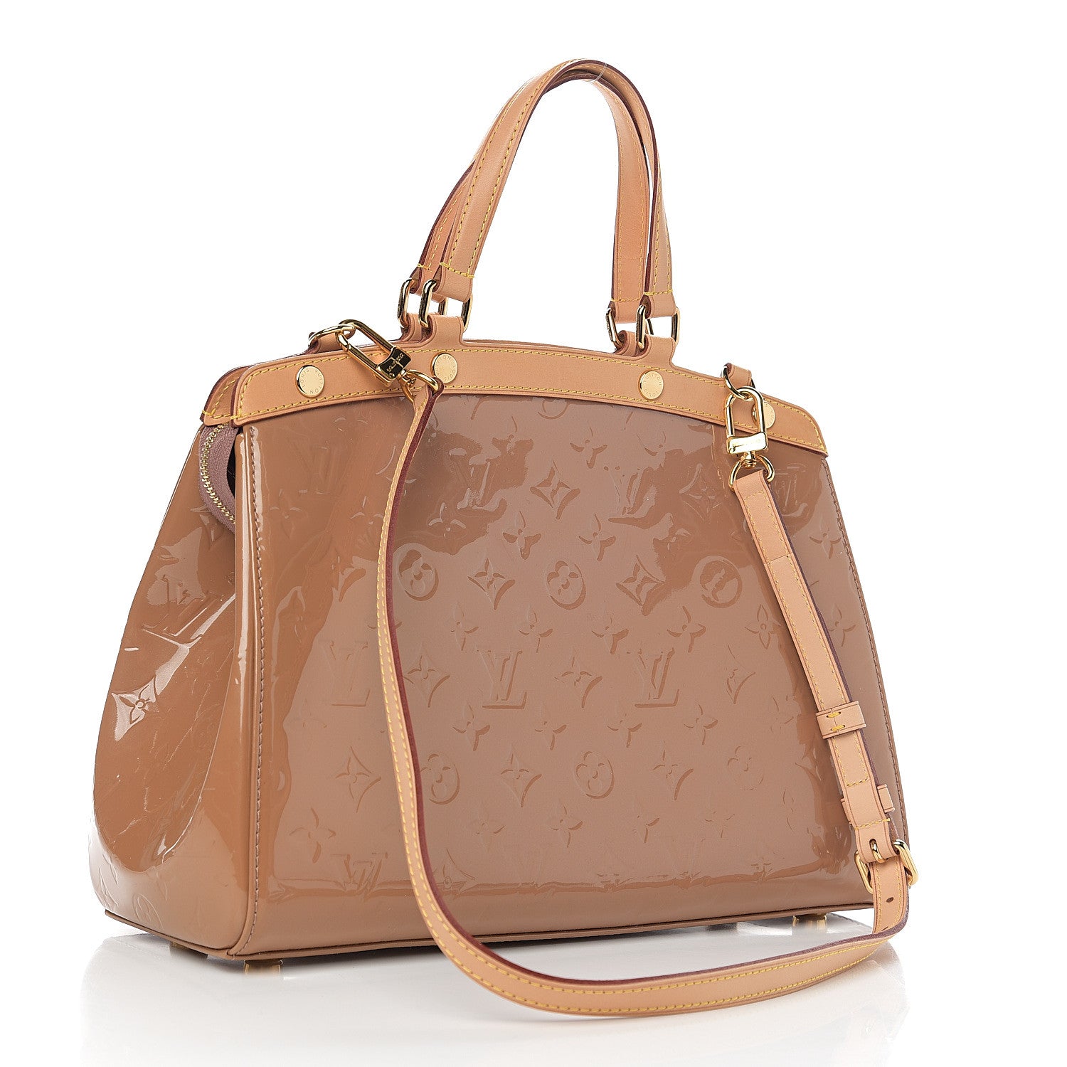 Louis Vuitton Vernis Brea MM Rose Velours 2 of 8