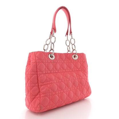 Christian Dior Lambskin Cannage Small Dior Soft Shopping Tote Pink 3 of 14