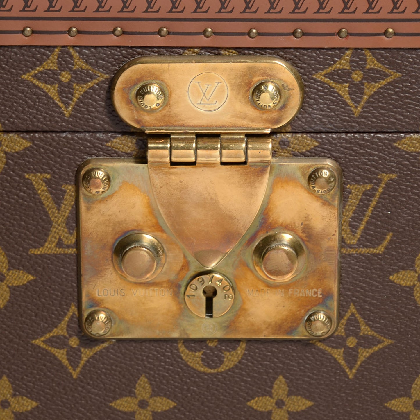 Monogram Boite Flacons Beauty Train Trunk Case