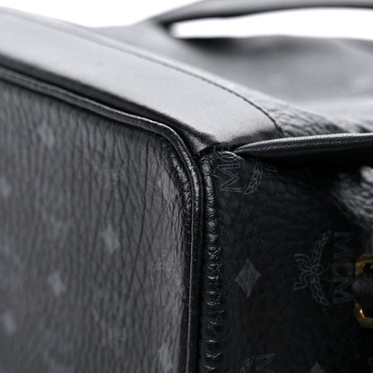 MCM Visetos Studded Medium Stark M Backpack Black 10 of 13
