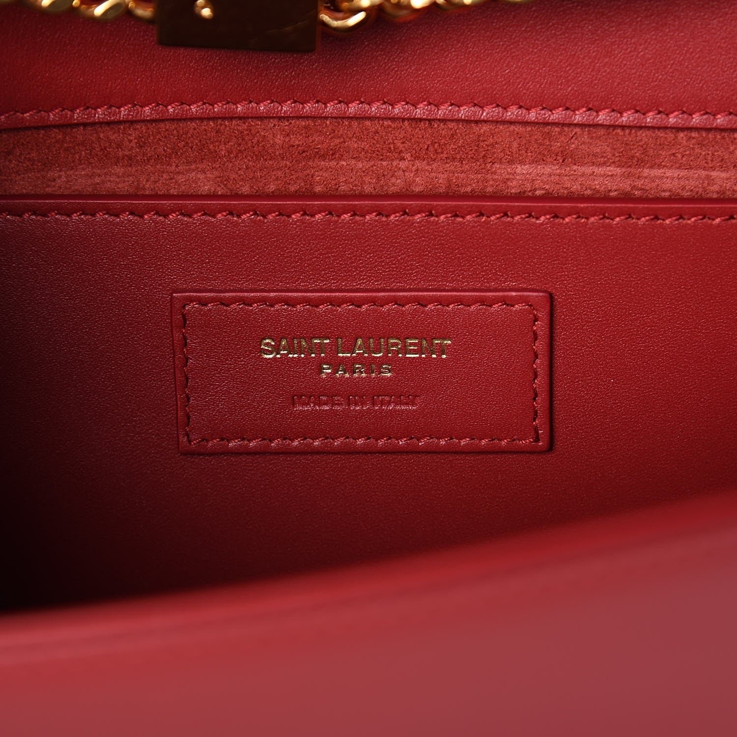 Saint Laurent Smooth Calfskin Medium Classic Monogram Kate Tassel Satchel New Lipstick 6 of 10
