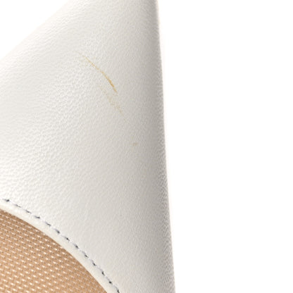 Christian Louboutin Kid Rete Galativi Flats 36 Version Blanco 9 of 9