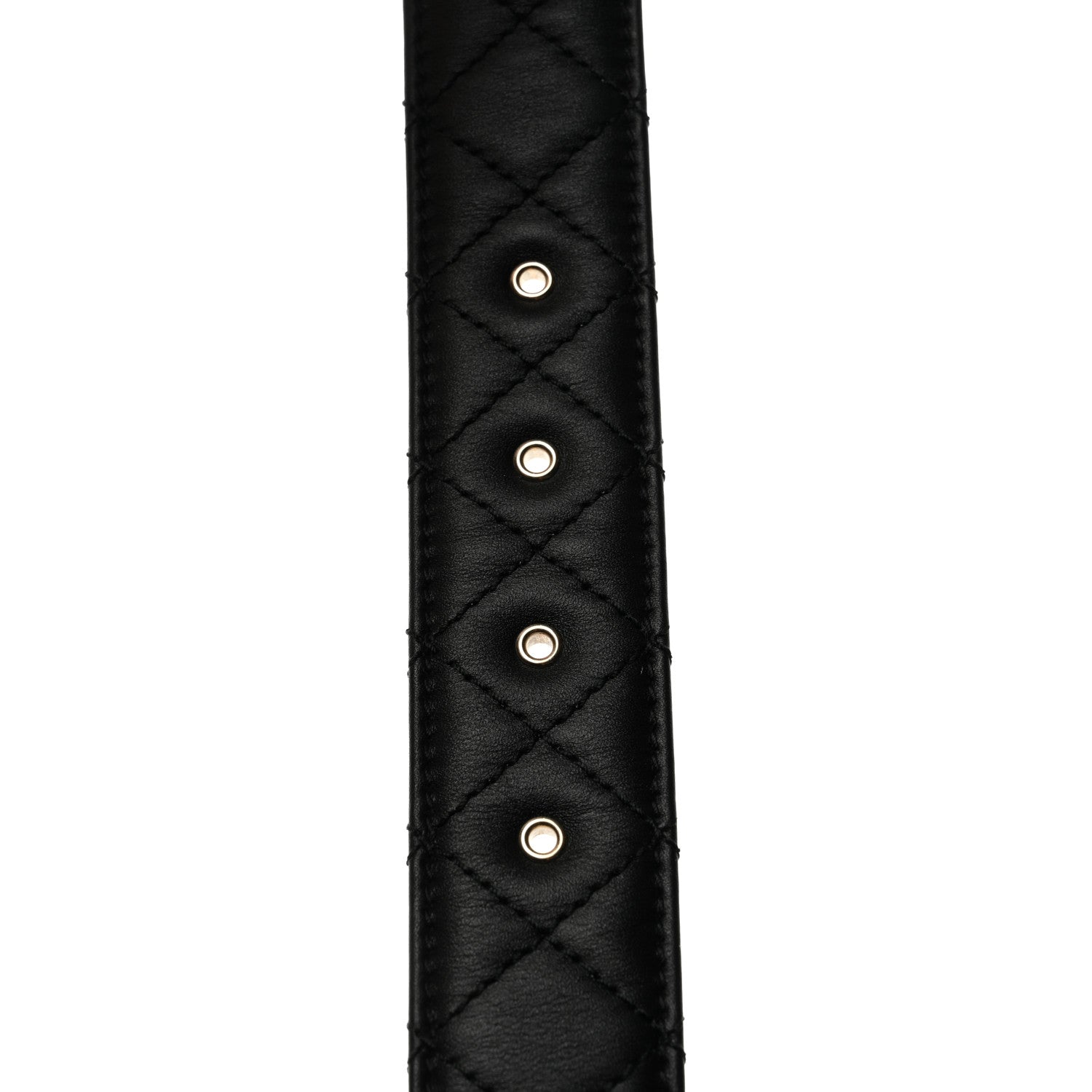 Chanel Calfskin Quilted CC Chain Belt 80 32 Black 5 of 7