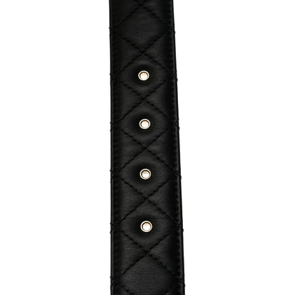 Chanel Calfskin Quilted CC Chain Belt 80 32 Black 5 of 7
