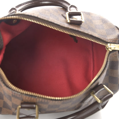 Louis Vuitton Damier Ebene Speedy 25 7 of 9