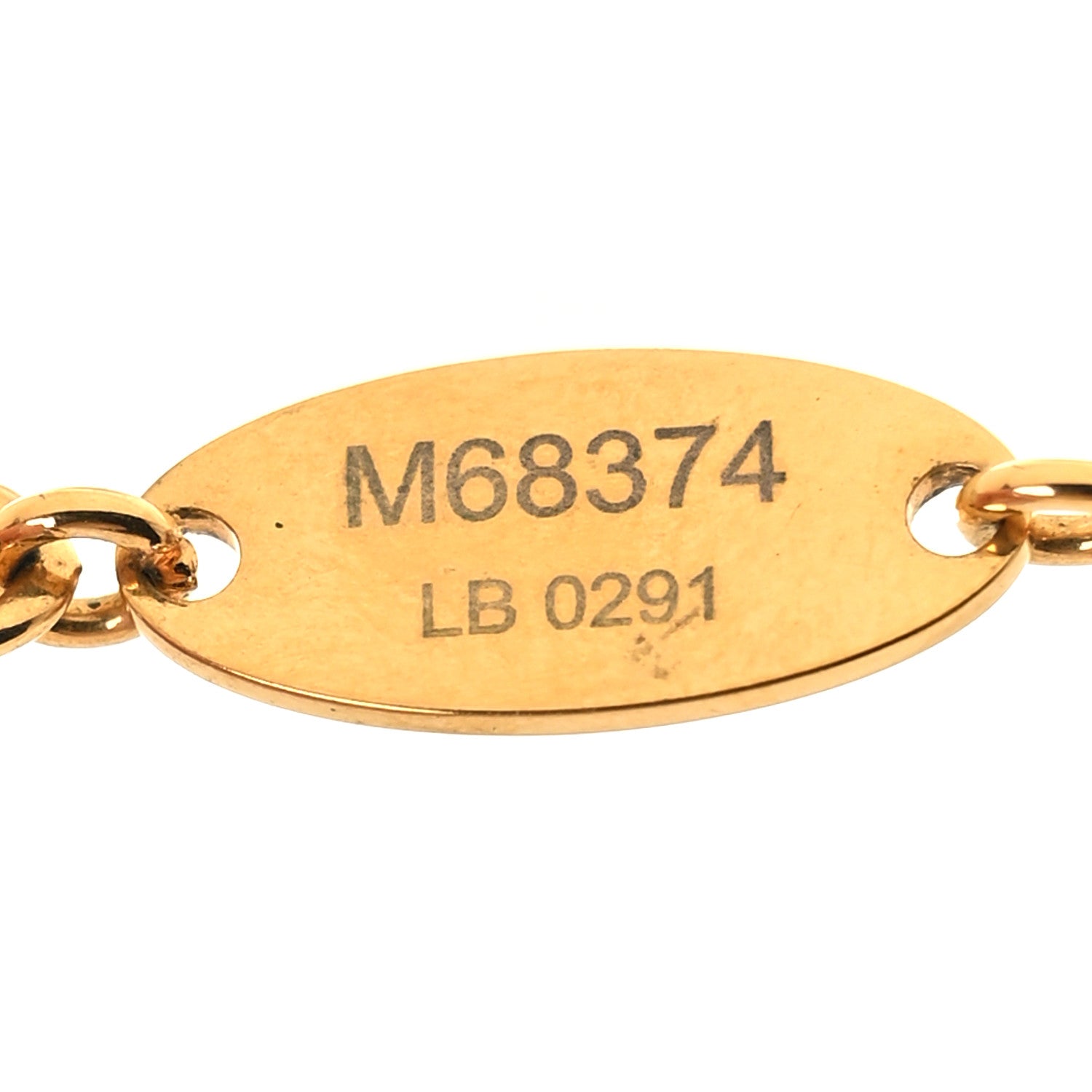 Louis Vuitton Metal Blooming Strass Necklace Gold 6 of 7