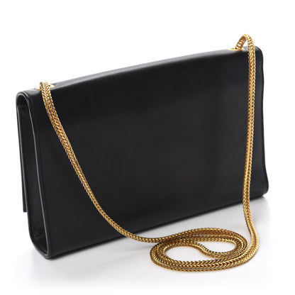Saint Laurent Smooth Calfskin Medium Classic Monogram Kate Tassel Satchel Black 3 of 11