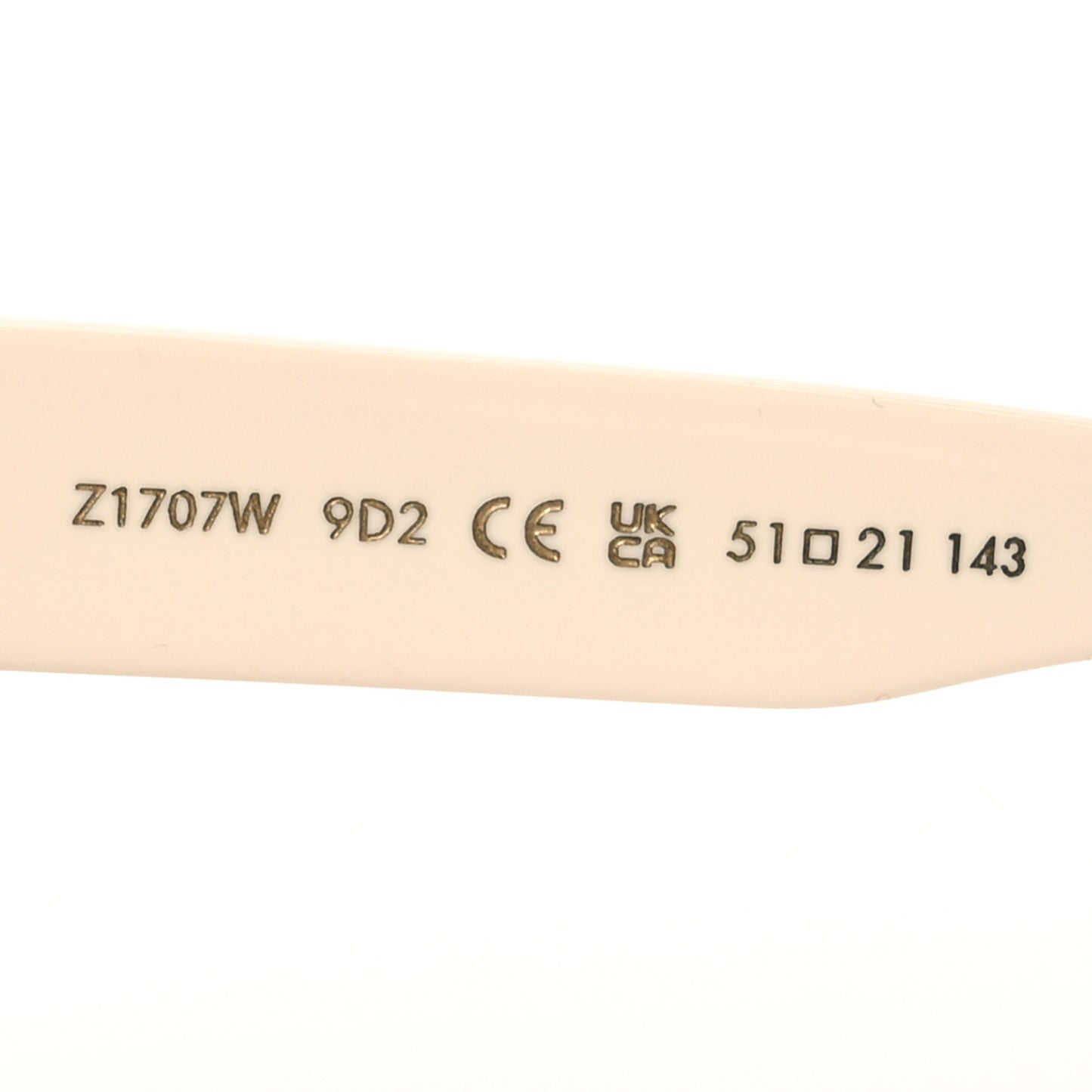 Acetate My Monogram Soft Cat Eye Sunglasses Z1707W White