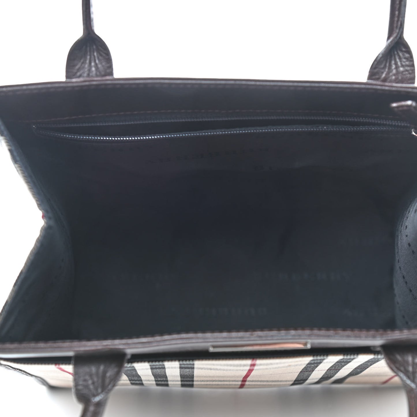 House Check Tote Chocolate