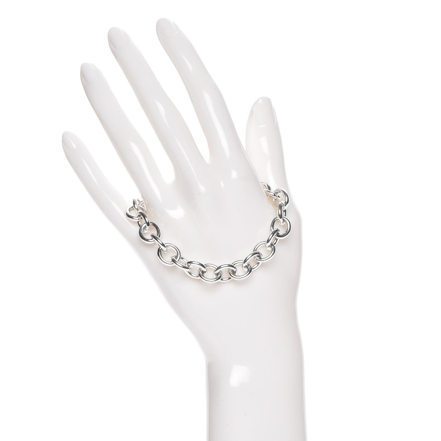 Sterling Silver Chain Toggle Bracelet