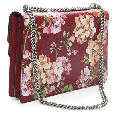 Gucci Calfskin Blooms Print Medium Dionysus Shoulder Bag Romantic Cherry Multicolor 3 of 10