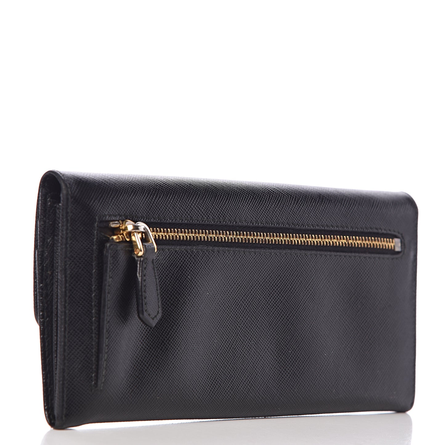 Saffiano Stones Continental Wallet Black