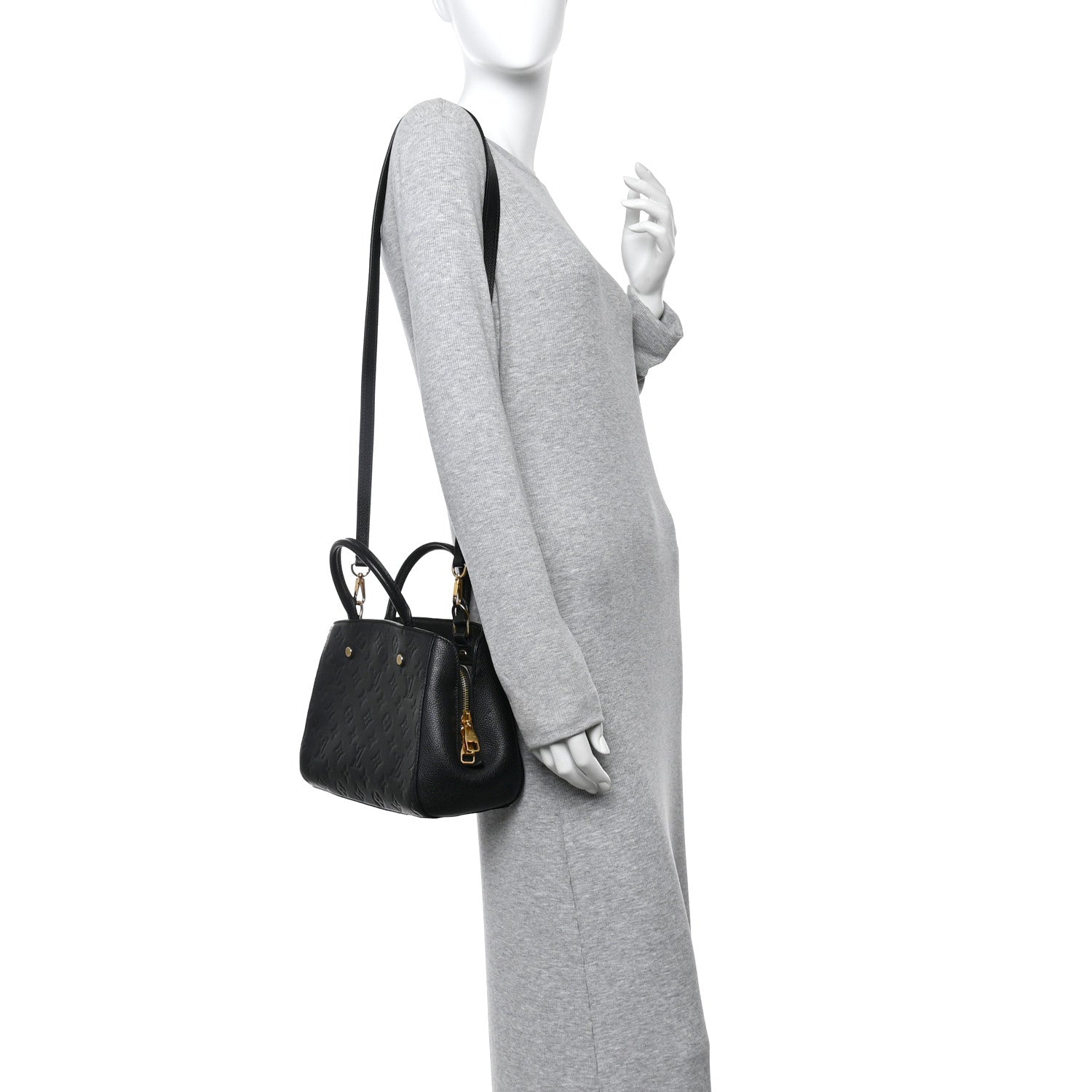 Louis Vuitton Empreinte Montaigne BB Black 2 of 15