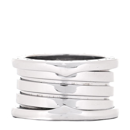 Bulgari 18K White Gold B.Zero1 Four-Band Ring 48 4.5 1 of 6