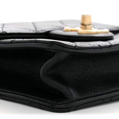 Chanel Goatskin Quilted Chic Pearls Flap Black 9 of 12