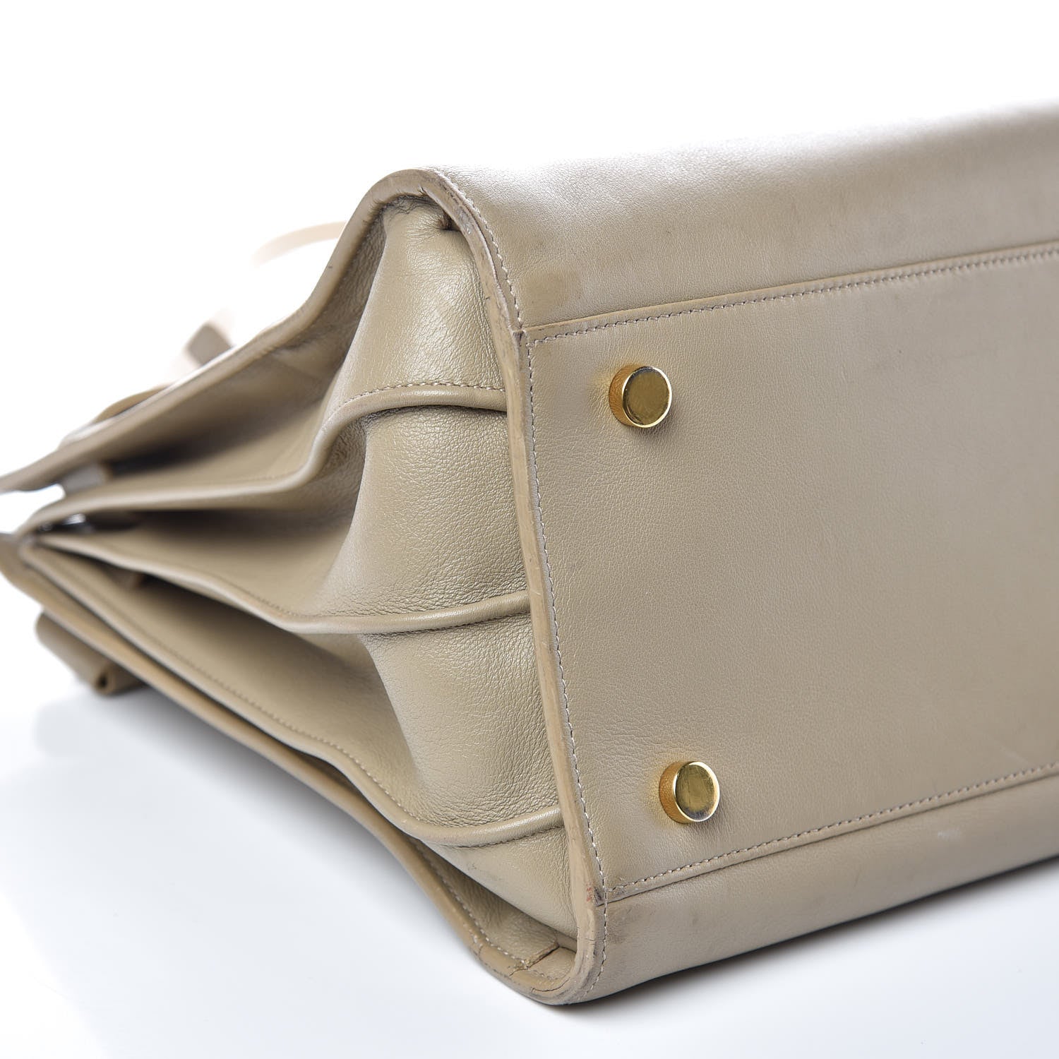 Saint Laurent Calfskin Small Sac De Jour Beige 8 of 19