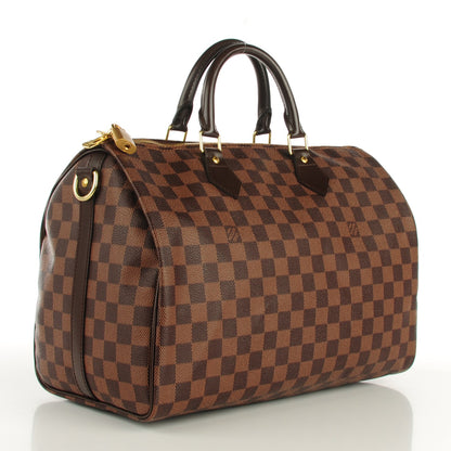 Louis Vuitton Damier Ebene Speedy Bandouliere 35 3 of 7