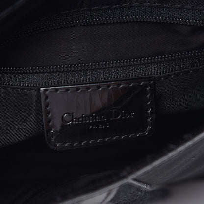 Christian Dior Nylon Double Saddle Bag Black 6 of 13