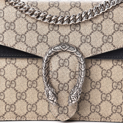 Gucci GG Supreme Monogram Small Dionysus Shoulder Bag Black 10 of 13