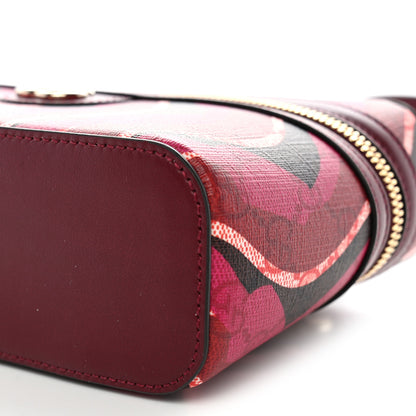 Gucci GG Supreme Monogram Canvas Lunar New Year Shoulder Bag  Red Pink Multicolor 10 of 10