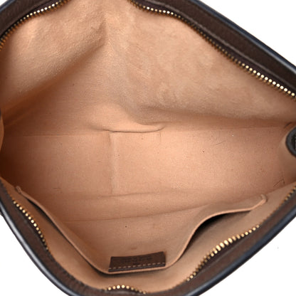 Gucci GG Supreme Monogram Web Ophidia Pouch Brown 5 of 11