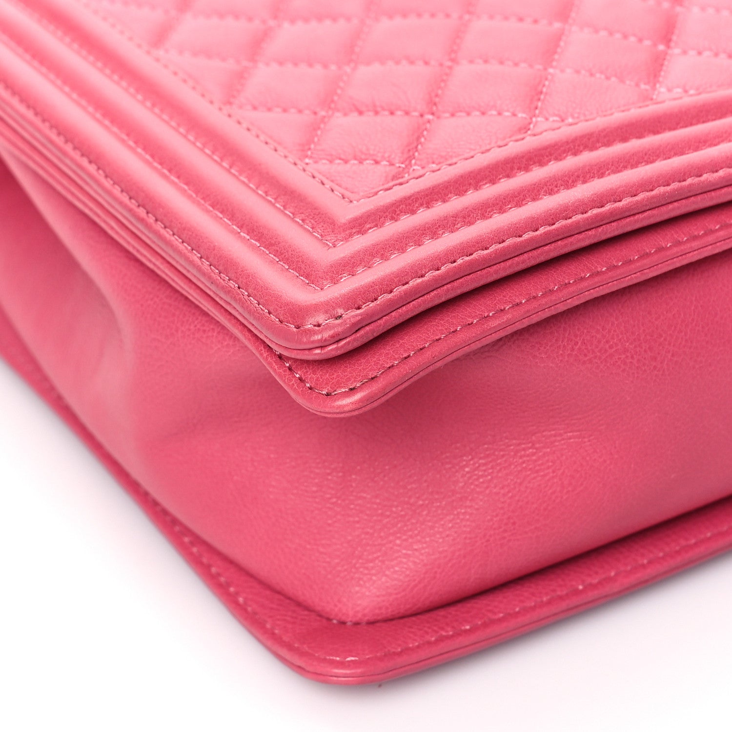 Chanel Calfskin Quilted Large Boy Flap Pink 8 of 11