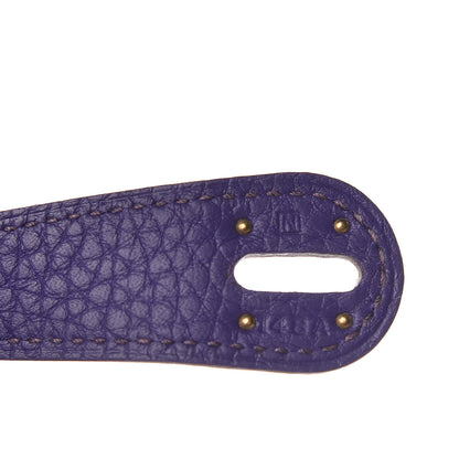 Hermes Taurillon Clemence Lindy 30 Iris 7 of 12