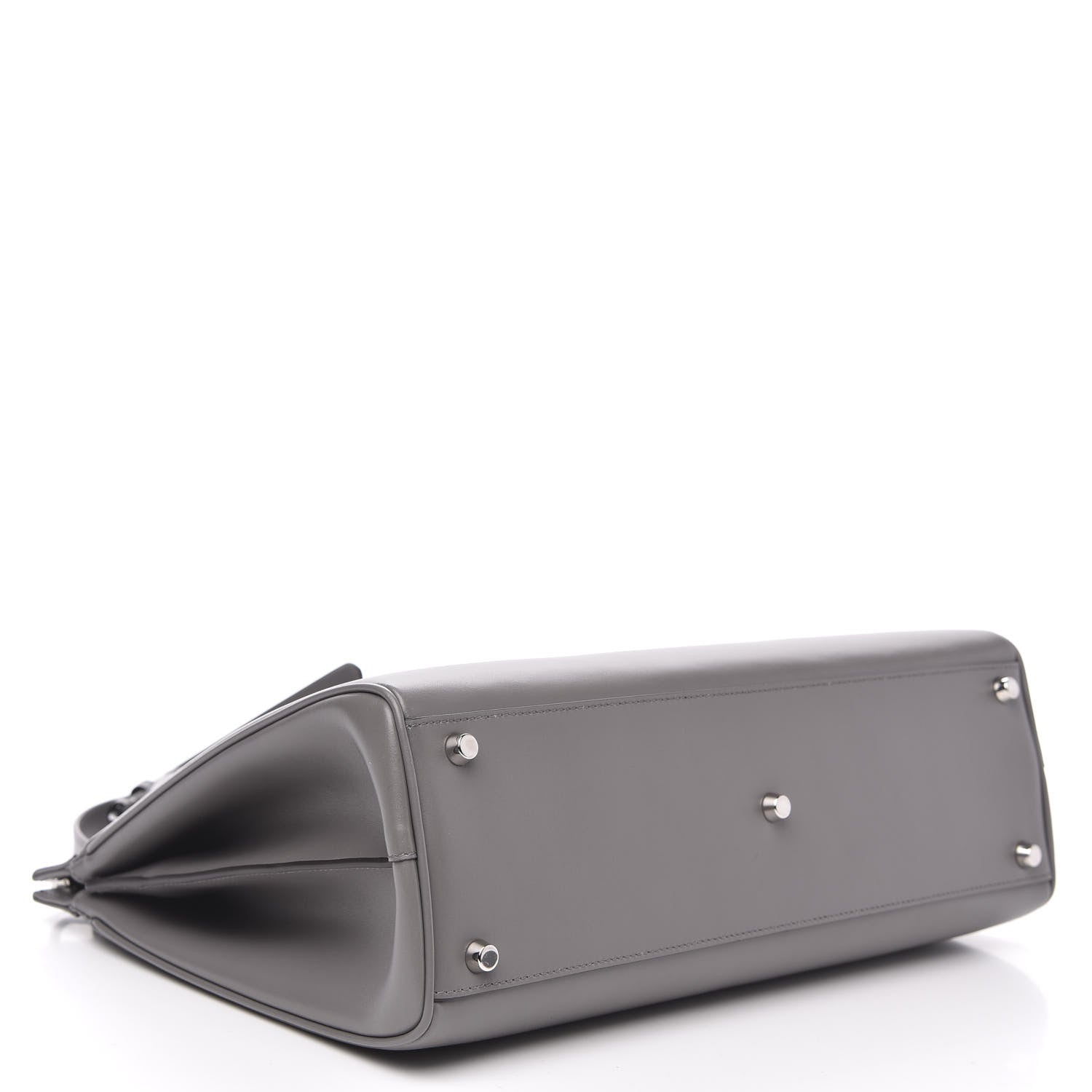 Gucci Smooth Calfskin Medium Zumi Top Handle Bag Dusty Grey 4 of 10