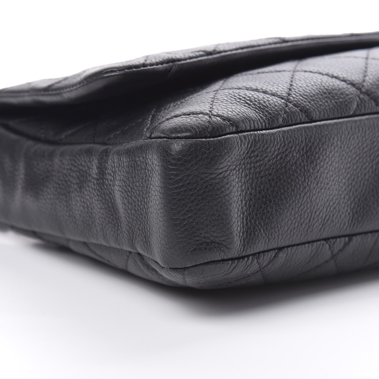 Chanel Calfskin Quilted Couture Messenger Black 9 of 10