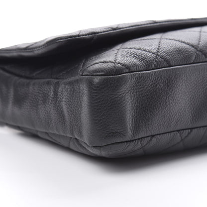 Chanel Calfskin Quilted Couture Messenger Black 9 of 10