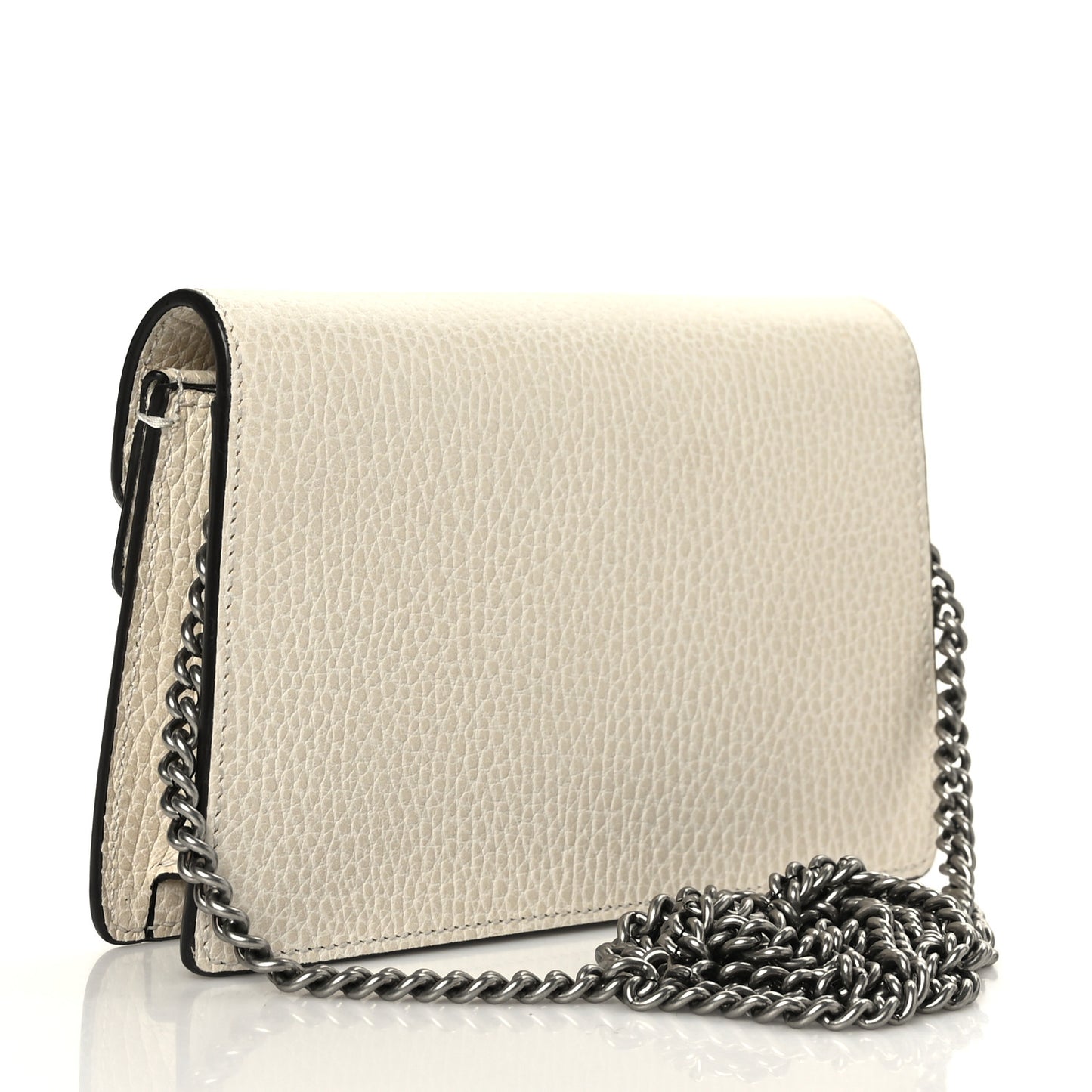 Dollar Calfskin Crystal Super Mini Dionysus Shoulder Bag Mystic White Black Diamond