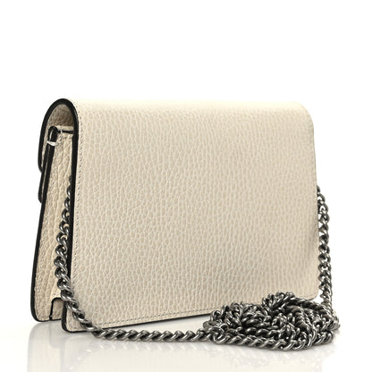 Gucci Dollar Calfskin Crystal Super Mini Dionysus Shoulder Bag Mystic White Black Diamond 3 of 9
