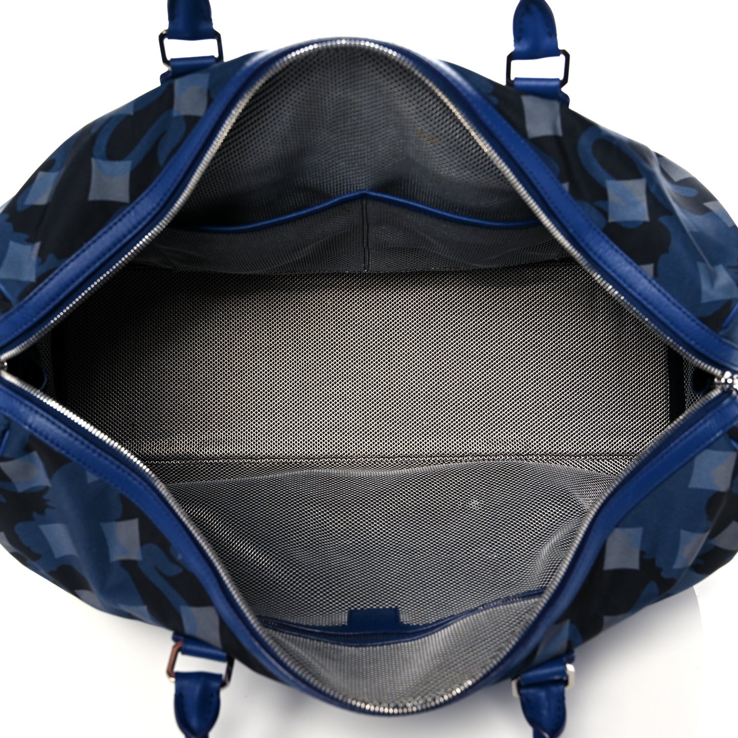 Nylon Camo Dieter Munich Weekender Bag Blue