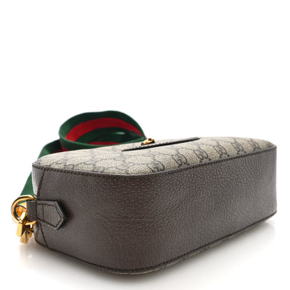 Gucci GG Supreme Monogram Web Neo Vintage Shoulder Bag Beige New Acero Crop 4 of 10