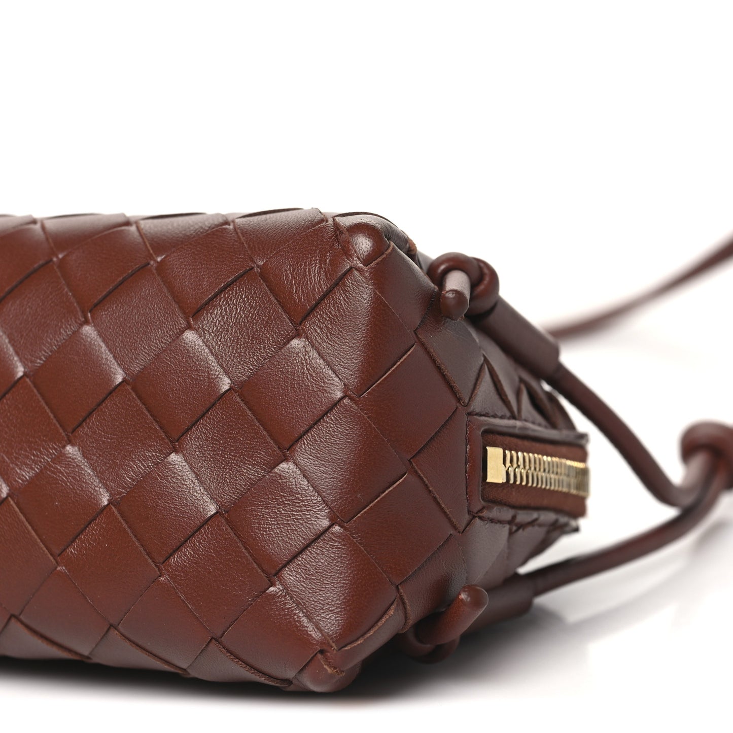 Nappa Intrecciato Concert Pouch Sapele
