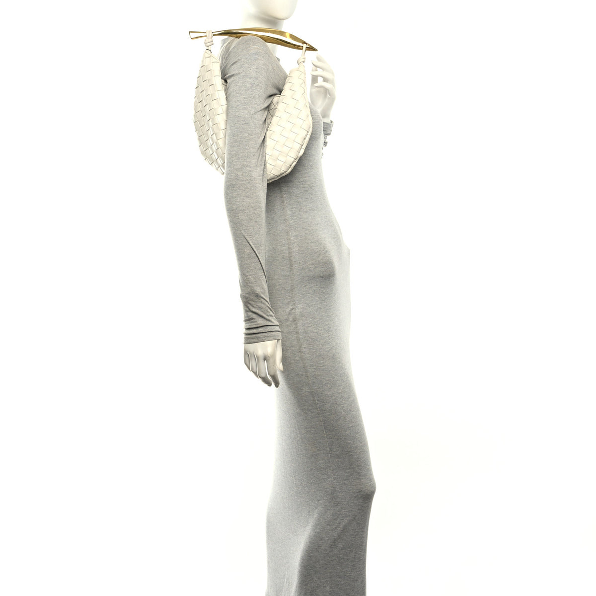 Nappa Intrecciato Sardine Bag Chalk