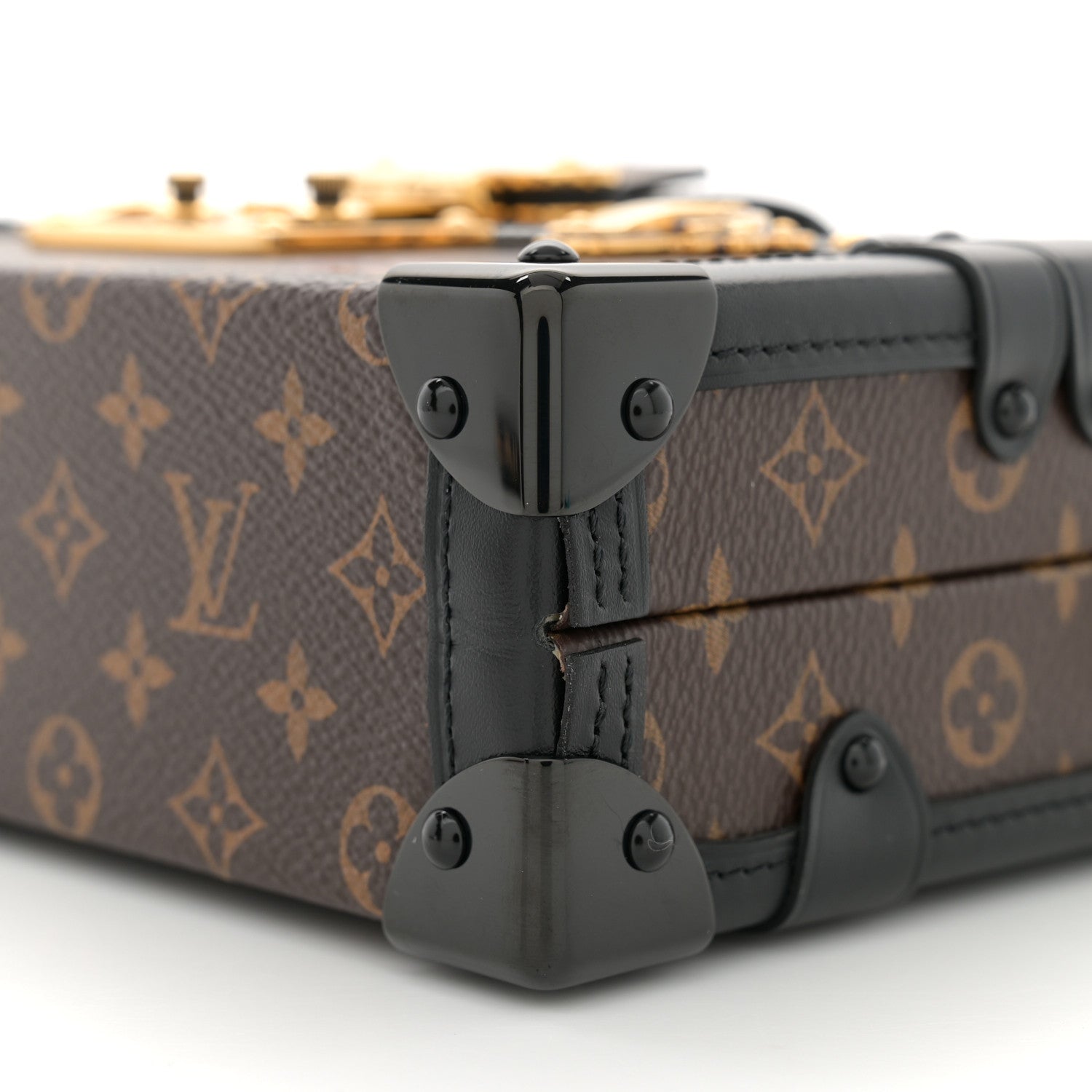 Louis Vuitton Monogram Petite Malle Black 9 of 10