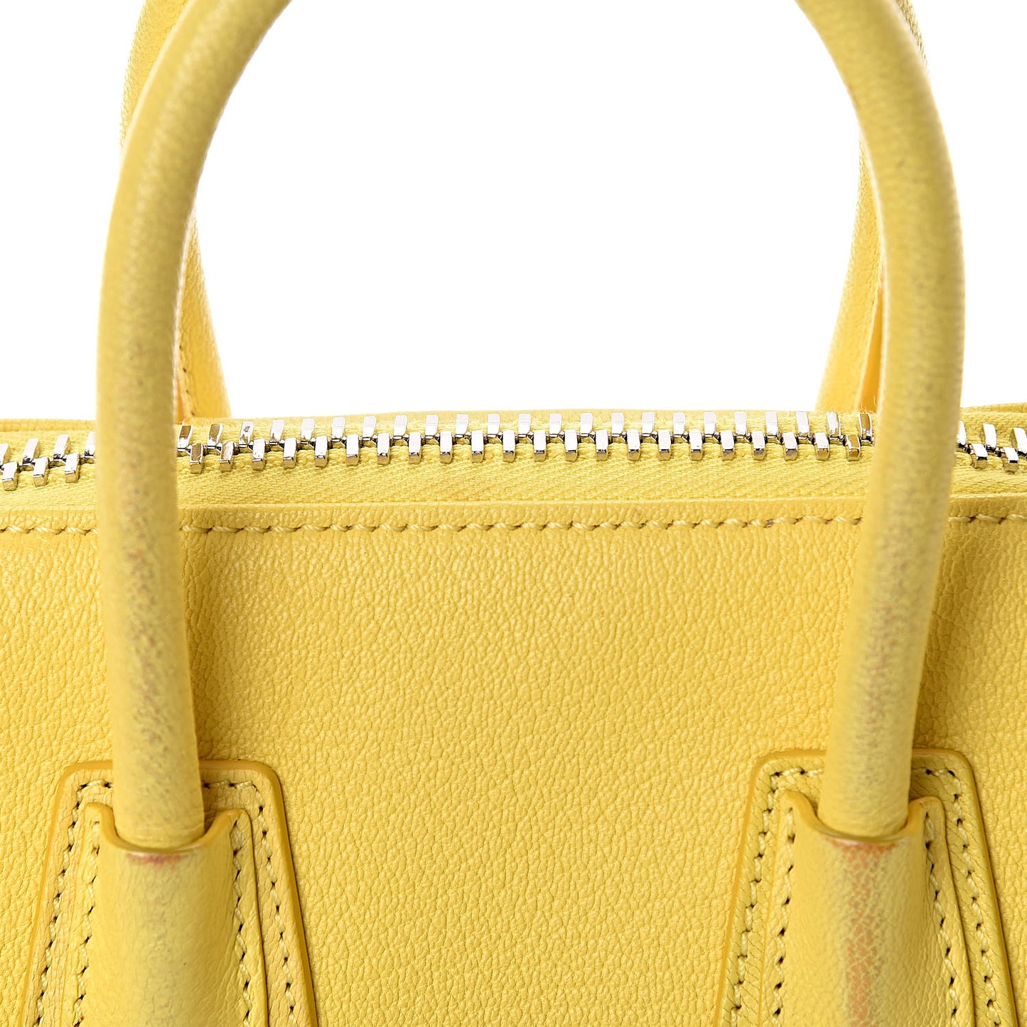 Sugar Goatskin Mini Antigona Yellow