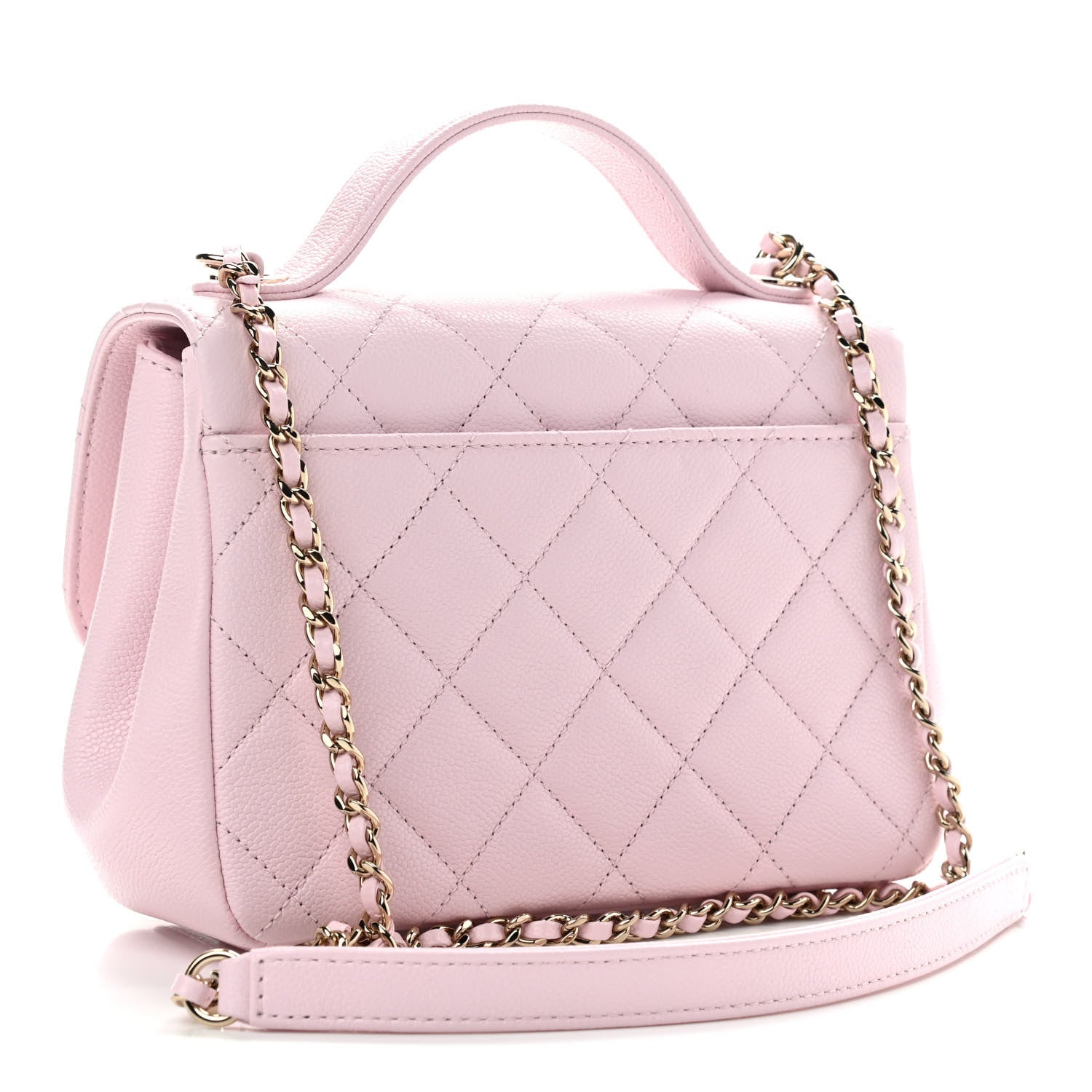 Chanel Caviar Quilted Small Business Affinity Flap Light Pink 3 of 9