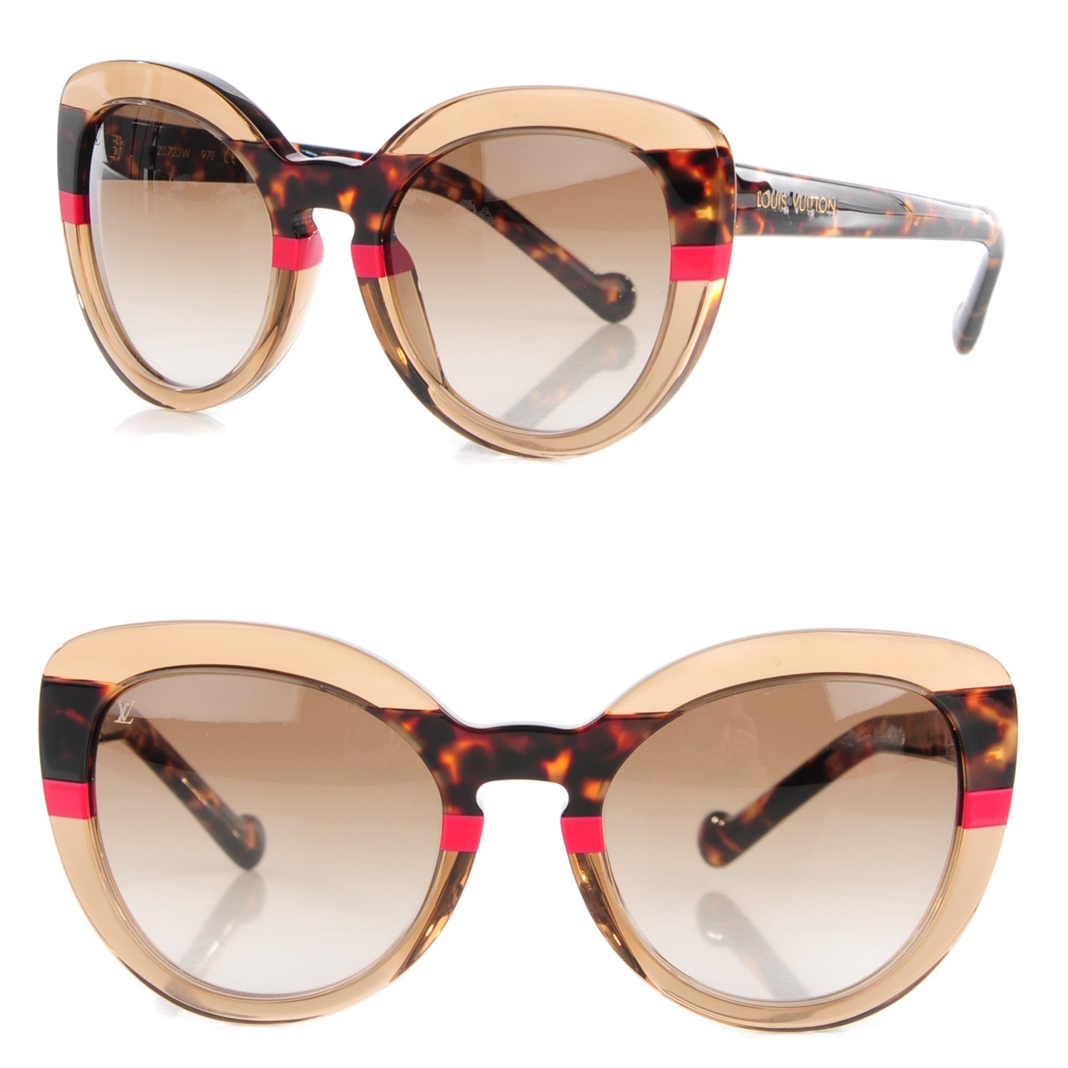 Louis Vuitton Peony Sunglasses Z0723W Cherry 1 of 7