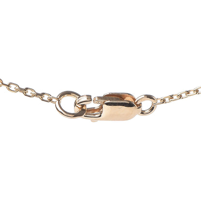 Van Cleef & Arpels 18K Yellow Gold Mother of Pearl Sweet Alhambra Heart Pendant Necklace 5 of 7