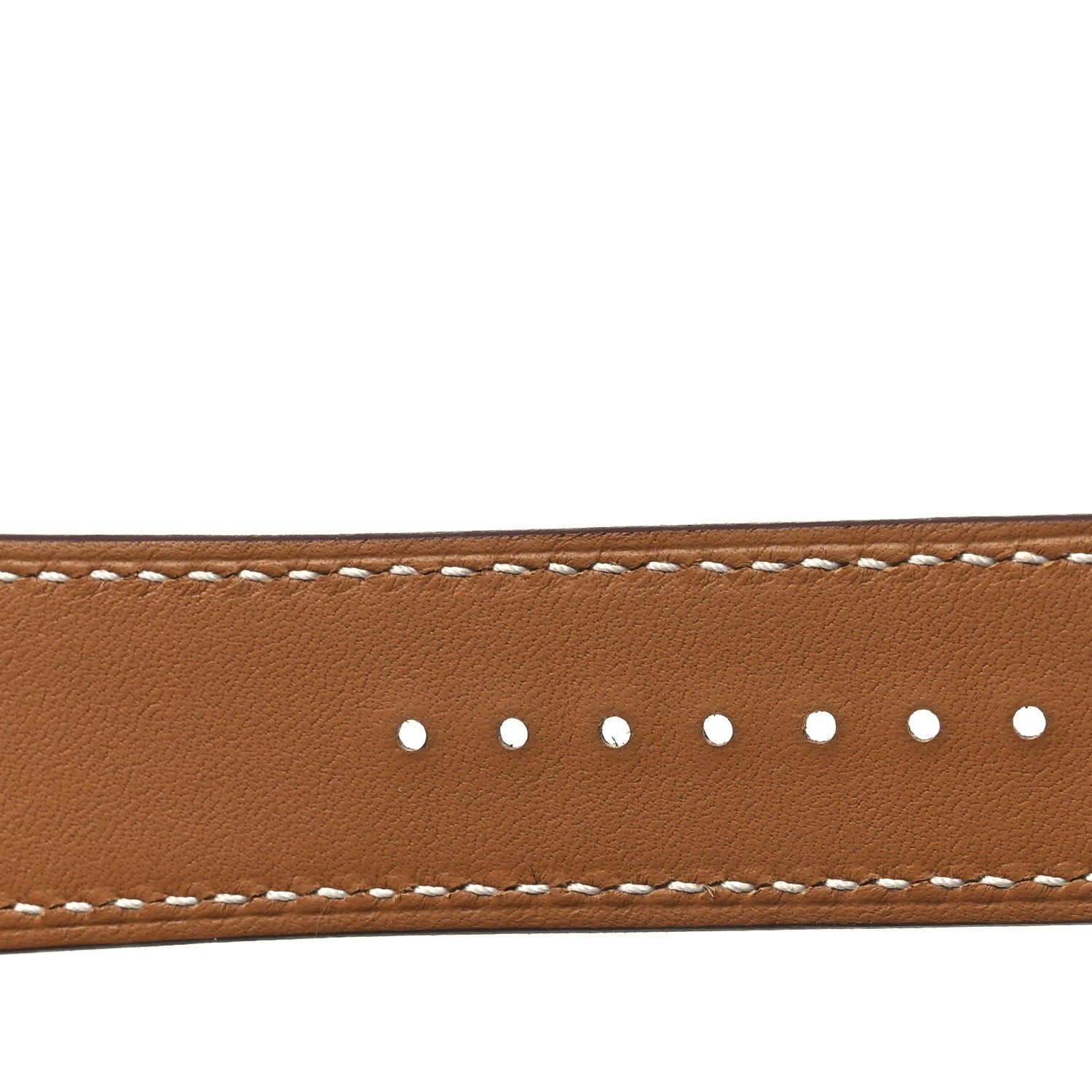 Hermes Barenia 42mm Apple Watch Single Tour Band Fauve 4 of 8