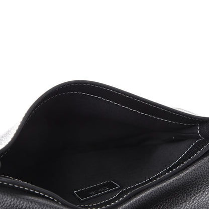 Christian Dior X KAWS Grained Calfskin Saddle Pouch Black 4 of 8