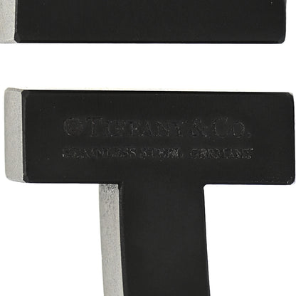 Tiffany Black-Coated Stainless Steel T Square Bracelet 4 of 4