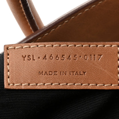 Saint Laurent Smooth Calfskin Medium Supple Sac De Jour Brown 8 of 18