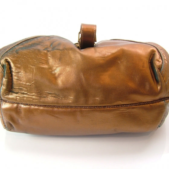 Nappa Fortuny Hologram Spy Tobacco Oro Ambrato